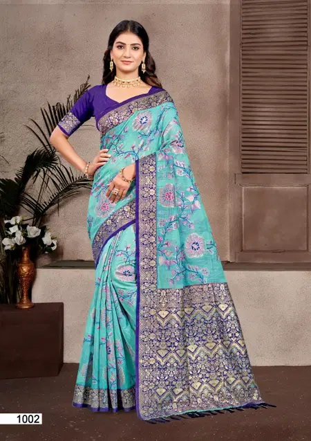 Little Champ By Bunawat Cotton Silk Wholesale Saree Suppliers In Mumbai